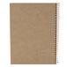 An Ampad Gold Fibre project planner with a brown spiral binding.
