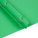 Oxford 52503 8 1/2" x 11" Green Report Cover with 3 Fasteners - 25/Box Main Thumbnail 6