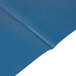 A blue Oxford 2-pocket folder made of embossed paper.