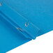 Oxford 52501EE 8 1/2" x 11" Light Blue Report Cover with 3 Fasteners - 25/Box Main Thumbnail 6
