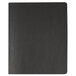 Oxford 52506EE 8 1/2" x 11" Black Report Cover with 3 Fasteners - 25/Box Main Thumbnail 3