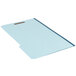 A blue Pendaflex legal size fastener folder with 2 fasteners.