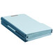 A stack of Pendaflex blue legal size fastener folders.