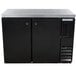 Beverage-Air BB48HC-1-B-27 48" Black Counter Height Solid Door Back Bar Refrigerator Main Thumbnail 5