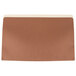 A brown envelope with a white edge.