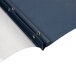 Oxford 55838EE 8 1/2" x 11" Dark Blue Clear Front Report Cover with 3-Prong Fastener, Letter - 25/Box Main Thumbnail 6