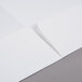 Oxford 51704EE Letter Size 2-Pocket High Gloss Laminated Paper Pocket Folder, White - 25/Box Main Thumbnail 6