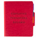 A red Pendaflex folder with black text reading "Personnel Records" and 5 colorful tab dividers.