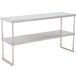 Regency Stainless Steel Double Deck Overshelf - 18" x 60" x 32" Main Thumbnail 1