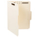 A white Pendaflex file folder with 2 fasteners.
