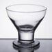A Libbey Catalina dessert glass with a clear glass bowl and base.