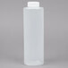 A clear plastic Tablecraft squeeze bottle with a white flip lid.