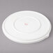 Bon Chef 1400005P Stacked Lines 9 7/8" White Porcelain Dinner Plate - 24/Case Main Thumbnail 3