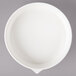 Bon Chef 1400000P Stacked Lines 48 oz. White Porcelain Pasta Bowl - 8/Pack Main Thumbnail 3