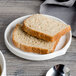 Bon Chef 1400003P Stacked Lines 5 1/2" White Porcelain Bread and Butter Plate - 36/Case Main Thumbnail 1