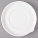 Bon Chef 1400007P Stacked Lines 5 1/2" White Porcelain Saucer - 36/Case Main Thumbnail 2