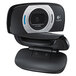 A black Logitech C615 webcam with a black and silver lens.
