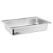 A Vollrath stainless steel water pan on a silver tray.