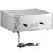 An Avantco stainless steel countertop pizza oven with a black power cord.