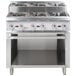 Cooking Performance Group 36RSUSBNL 36" Step-Up Gas Range / Hot Plate with Storage Base and High Output Burners - 180,000 BTU Main Thumbnail 3