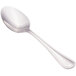The Walco Pacific Rim stainless steel teaspoon with a silver handle.