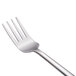 The Walco Erik stainless steel salad fork with silver handles.