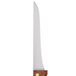 A Mercer Culinary Praxis stiff boning knife with a rosewood handle.