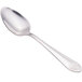 A close-up of a Walco Meteor stainless steel teaspoon with a handle.