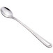 A Walco stainless steel iced tea spoon with a pattern on the handle.