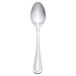 A silver Walco Lisbon demitasse spoon.