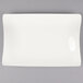A white rectangular Villeroy & Boch porcelain plate.