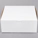 10" x 10" x 4" White Cake / Bakery Box - 100/Bundle Main Thumbnail 2