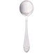 A Walco stainless steel bouillon spoon with a silver handle.