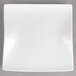 A white square Villeroy & Boch porcelain plate with a small white rim.