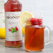 Monin 750 mL Zero Calorie Natural Raspberry Flavoring Syrup Main Thumbnail 1