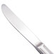 A Walco stainless steel dinner knife with a silver handle and blade.