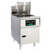 Anets AEH14X D 40-50 lb. High Efficiency Electric Floor Fryer with Digital Controls - 208V, 1 Phase, 14 kW Main Thumbnail 1