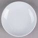 A white Thunder Group Imperial coupe melamine plate.