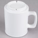 A white Thunder Group melamine mug with a handle.