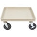 Vollrath 1697-32-LC2 Traex® Recycled Beige Rack Dolly Base (No Handle) - 21" x 21" Main Thumbnail 3