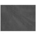 A black leather rectangular placemat.