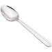 A Walco Maremma stainless steel dessert spoon with a silver handle.