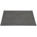 A customizable grey rectangular faux leather placemat.