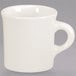 Homer Laughlin by Steelite International HL30000 8.75 oz. Ivory (American White) Narrow Rim China Mug - 36/Case Main Thumbnail 1