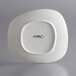 Acopa Nova 7 1/8" x 6 1/2" Cream White Asymmetric Stoneware Plate - 36/Case Main Thumbnail 4