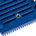 A blue plastic Edlund Titan Max-Cut push block assembly.
