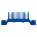 An Edlund Titan Max-Cut push block assembly with a blue comb and white handle.