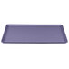 A purple rectangular Cambro dietary tray.