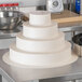 Matfer Bourgeat 681921 ABS 5-Piece Round Superimposed Wedding Cake Insert Main Thumbnail 1