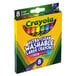 A close-up of a Crayola box label for Crayola Ultra-Clean Washable Large Crayons.